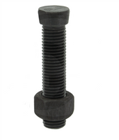 Śruba płużna z nakrętką M16 x 80mm Granit