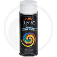 Farba biały połysk RAL 9010 spray 400ml Champion