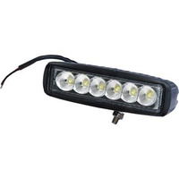 Lampa robocza LED prostokątna 12-24W / 6X3W = 18W AGTECH