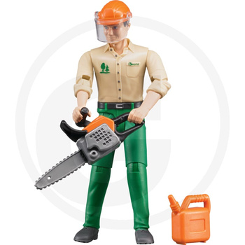 BRUDER Pracownik leśnictwa z akcesoriami