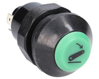 Włącznik sterowniczy opuszczanie podnośnika zielony GRANIT CASE IH, STEYR, MF