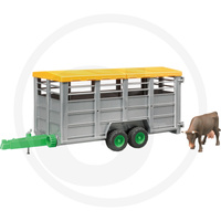 BRUDER Przyczepa dla zwierząt z 1 figurką krowy