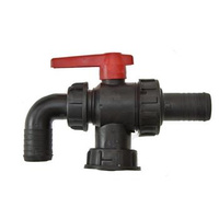 Zawór kulowy 3-drożny na kolanko  fi 32  AP25ZKF32